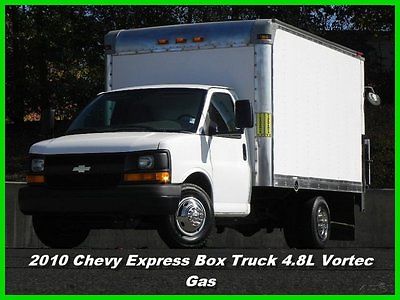 Chevrolet : Express Box Truck 10 chevrolet express cutaway box truck van 4.8 l vortec gas used commercial chevy