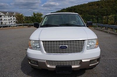 Ford : Expedition Eddie Bauer 2003 ford expedition edde bauer 4 wd one owner white very clean warranty