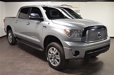 Toyota : Tundra CrewMax 5.7L FFV Limited 0 accidents lifted nav backup cam moonroof front htd seats hitch trades