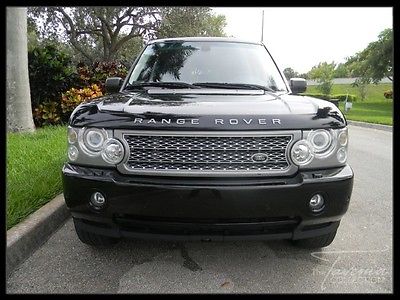 Land Rover : Range Rover Supercharged 08 range rover supercharged rear entertainment pkg navi piano black wood fl