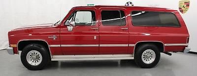 Chevrolet : Suburban R20 1988 chevrolet r 20 suburban silverado sport utility 4 door 7.4 l