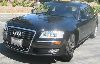 Audi : A8 L 2008 audi a 8 l black over tan quattro bang olufsen navigation extended length