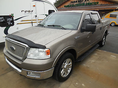 Ford : F-150 Lariat Crew Cab Pickup 4-Door 2004 ford f 150 lariat crew cab only 82000 miles leather tonneau cover video