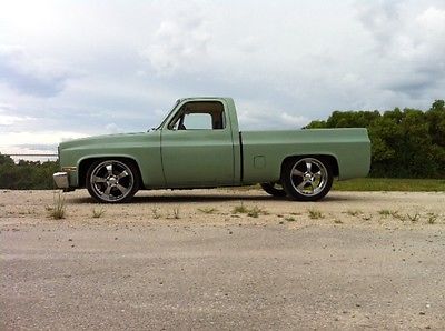 Chevrolet : C-10 C-10 83 chevy c 10 pick up truck disk brakes a c 22 wheels custom see video