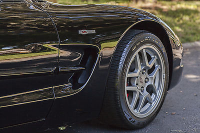 Chevrolet : Corvette 1600 MILE BLACK MOD RED Z06 ZO6 MUSEUM 1600 mile 50 th anniversary z 06 zo 6 black mod red museum quality