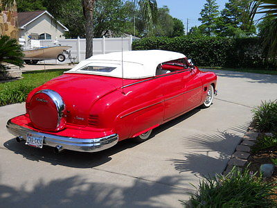 Mercury : Monterey CUSTOM 1950 mercury custom convertable 4 door sedan removable top lipstick red