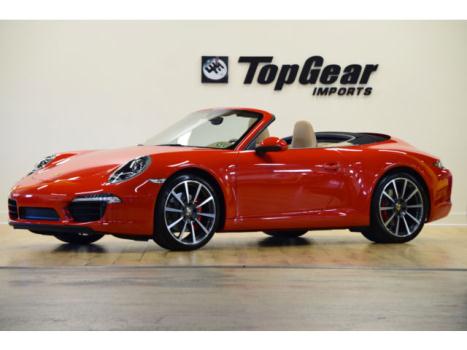 Porsche : 911 2dr Cabriole 2012 porsche 991 s cabriolet pdk msrp 132 k guards red with tan sports seat