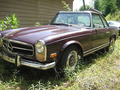 Mercedes-Benz : Other Original 1969 280 sl 2 door coupe roadster 2 p