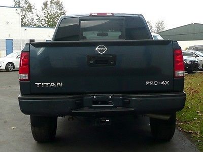 Nissan : Titan PRO-4X 4WD PRO-4X 4X4 Nav Lthr Htd Seats Prem Utility Repairable Rebuildable Lot Drives