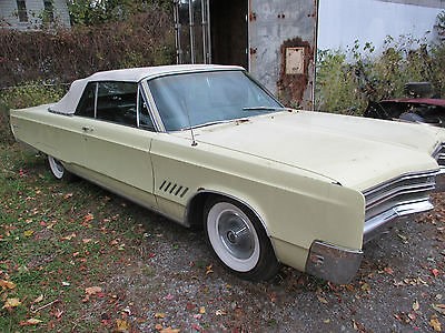 Chrysler : 300 Series CONVERTIBLE 1968 chrysler 300 convertible 440 automatic good everyday driver or project car