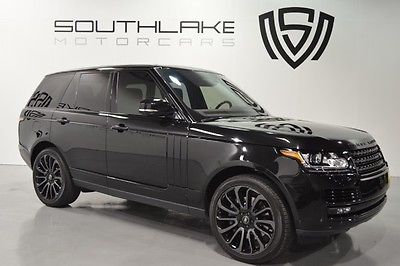 Land Rover : Range Rover Ebony Edition 2014 range rover supercharged ebony edition like new one owner no stories