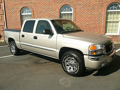 GMC : Sierra 1500 SLE Crew Cab Pickup 4-Door 2006 gmc chevrolet 1500 4 x 4 crew cab sle v 8 auto flawless condition 199 k