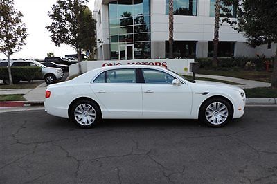Bentley : Continental Flying Spur 4dr Sedan 2014 bentley flying spur under 100 miles white over white loaded with options