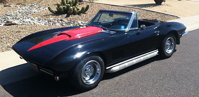Chevrolet : Corvette Excellent Overall Condition VERY RARE 1966 Corvette Conv. Fact A/C. 4 Spd. Loaded/Restored