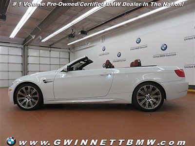 BMW : M3 Base Convertible 2-Door Low Miles 2 dr Convertible Automatic Gasoline 4.0L 8 Cyl Alpine White