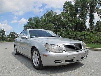 Mercedes-Benz : S-Class Base Sedan 4-Door 2000 silver low miles engine and transmission are 100 well equipped