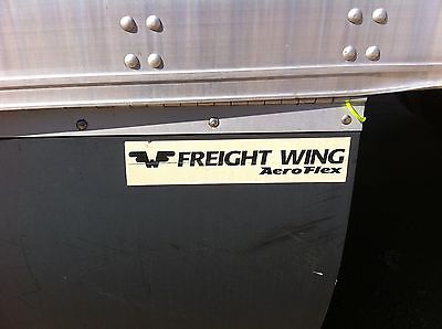 Freight Wing Aero Flex semi trailer air fairings Reefers or Vans, Cal legal