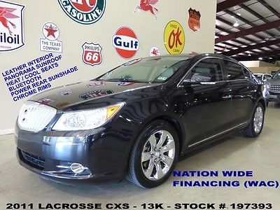Buick : Lacrosse CXS 2011 lacrosse cxs remote start pano roof htd cool lth chrome whls 13 k we finance