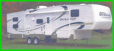 2008 KZ Durango 37' Fifth Wheel 4 Slide Outs Awning A/C 50 AMP Fireplace INDIANA