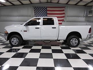 Ram : 2500 Dodge 4x4 Diesel White Crew Cab 6.7 Cummins Diesel 6 spd Manual Warranty Financing All Power Low Miles