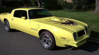 Pontiac : Trans Am Trans Am PHS Documented Matching Numbers Goldenrod Yellow Fresh Restoration Clean Title