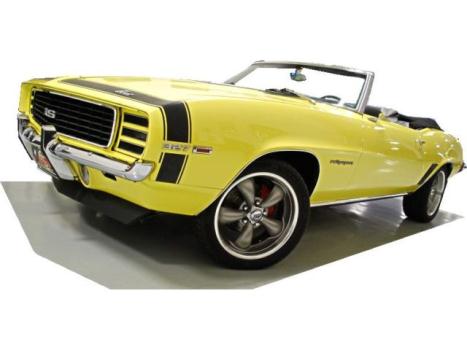 Chevrolet : Camaro Rally Sport HIGH QUALITY RESTORED RS 69 CONVERTIBLE AUTO PS 4 WHEEL DISC AC DELUXE INT COYS