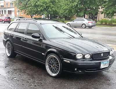 Jaguar : X-Type Base Wagon 4-Door 05 jaguar xtype wagon rare black grey excellent overall condition