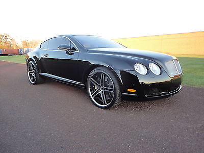 Bentley : Continental GT GT COUPE W12,BLACK/TAN,UPGRADED WHEELS V12  2005 bentley continental gt new asanti wheels cleancarfax we finance make offer
