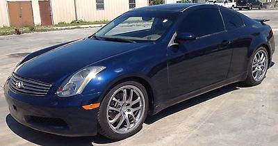 Infiniti : G G35 coupe 2004 infiniti g 35 coupe 6 speed 19 inch rims lowered tein springs 56 000 miles