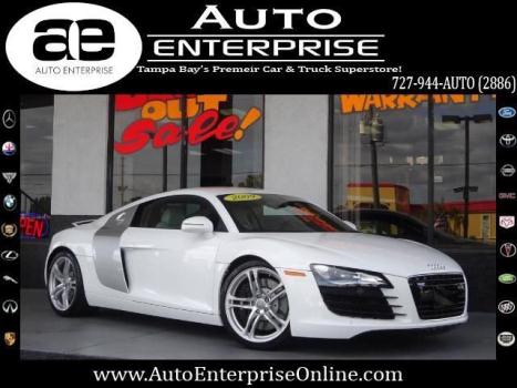 Audi : R8 Coupe quattr r tronic clean low miles full napa leather suede roof nav bang olufsen fsi trade