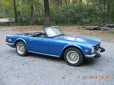 Triumph : TR-6 TR6 1976 triumph tr 6 base convertible 2 door 2.5 l