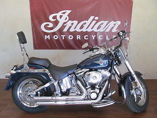 Harley-Davidson : Softail 2004 softail fat boy flstf low miles and loaded