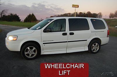 Chevrolet : Uplander Cargo 2006 braun entervan handicap wheelchair ramp 1 owner lift 3.5 v 6 clean inspected