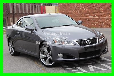 Lexus : IS 2dr Convertible 6A 2012 lexus is 250 c convertible leather heated cool seats 1 owner accident free