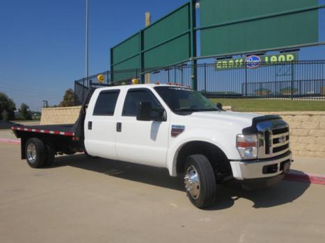 Ford : F-450 2WD Crew Cab 2008 texas own f 450 11 foot flat bed one owner crew cab 81 k accident free