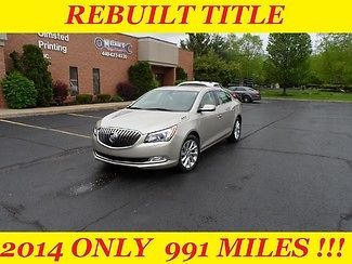 Buick : Lacrosse Base 2014 buick lacrosse only 1 k original miles like new condition 18 in wheels