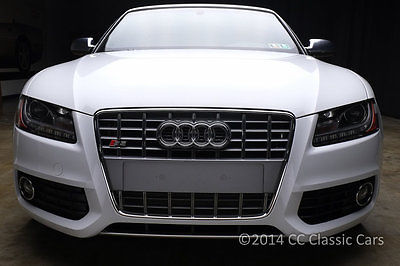 Audi : S5 Cabriolet Convertible 2-Door 2012 audi s 5 quattro convertible s tronic white black nav bang olufsen