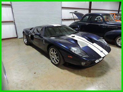 Ford : Ford GT Andy House 1-936-414-2295 2005 ford gt barn find rare blue white 4 options