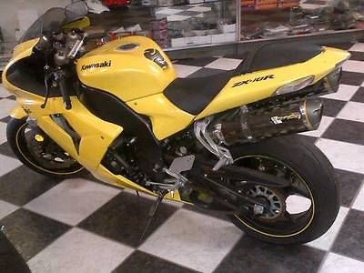 Kawasaki : Ninja 2001 kawasaki zx 10 r nina 1000 yellow 7000 miles like new