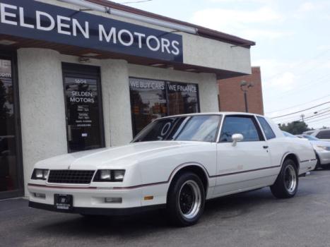 Chevrolet : Monte Carlo 2dr Coupe Sp 1985 chevrolet monte carlo ss coupe only 28 xxx miles