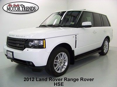 Land Rover : Range Rover UNDER FACTORY WARRANTY 2012 land rover range rover hse big body navigation sunroof heated seats 33 k