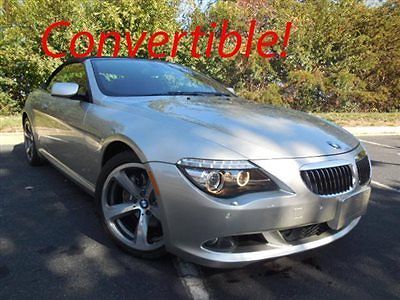 BMW : 6-Series 650i 6 series bmw 6 series 650 i low miles 2 dr convertible automatic gasoline 4.8 l 8