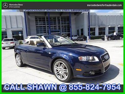 Audi : A4 GO TOPLESS!!, RARE BLUE TOP, SPECIAL EDT, RAGTOP!! 2009 audi a 4 2.0 t special edt sline convertible rare blue top go topless