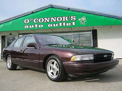 Chevrolet : Impala SS Sedan 4-Door 1996 chevrolet impala ss low miles super clean corvette engine 64 454 miles