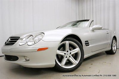 Mercedes-Benz : SL-Class SL500 2004 mercedes benz sl 500 one owner only 24000 miles new tires serviced