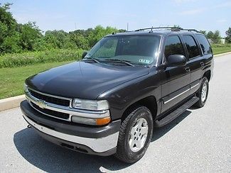 Chevrolet : Tahoe LT 2004 4 x 4 lt loaded bose moonroof 8 passenger tow hitch leather running board