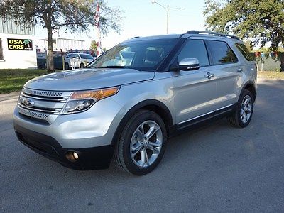 Ford : Explorer LIMITED 2014 ford explorer limited 4 wd 4 x 4 3.5 l v 6 just 900 miles leather w heat front r