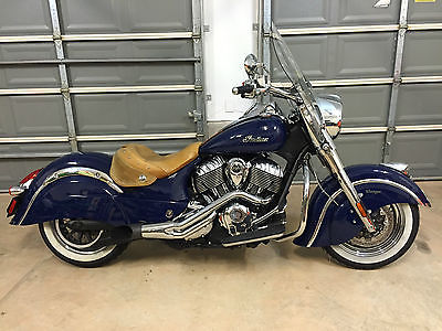 Indian : Chief 2014 indian chief vintage 111 springfield blue motorcycle serial number 63