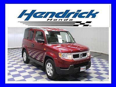 Honda : Element 2WD 5dr Automatic EX 2 wd cloth new tires honda certified one owner cd mp 3 input vinyl floor cruise