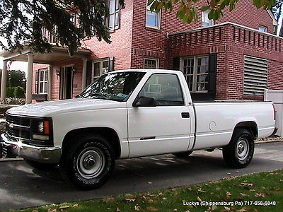 Chevrolet : C/K Pickup 2500 WT Chevy 2500 Work Truck Long Bed Pickup 2WD LOW MILEAGE 82,252 Automatic 5.0  350